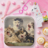 Assiettes En Carton Symphonie de Kitten par Julius Adam II (Fête)