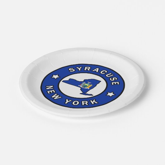 Assiettes En Carton Syracuse New York (Angle)
