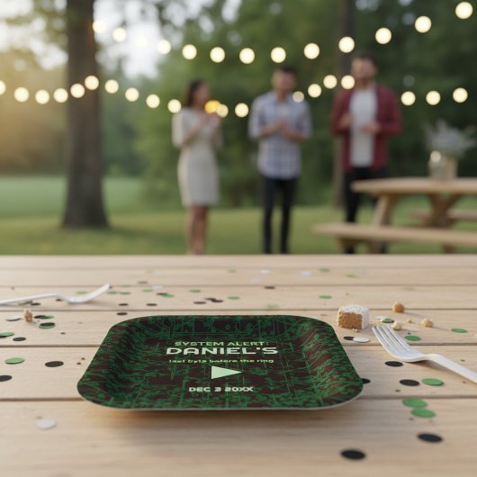 Assiettes En Carton System Alert Hacker Bachelor 