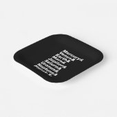 Assiettes En Carton Système solaire (Angulaire)