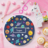 Assiettes En Carton Système solaire Motif pour enfants Anniversaire (Fête)