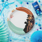 Assiettes En Carton T-Rex Anniversaire Bash, Fête Préhistorique Zone M (Fête)