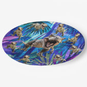 Assiettes En Carton T Rex Dinosaur (Angle)