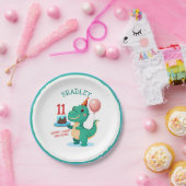 Assiettes En Carton T Rex Dinosaur 11e fête d'anniversaire (Fête)