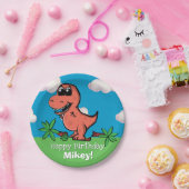 Assiettes En Carton T Rex Dinosaur fête d'anniversaire (Fête)