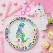 Assiettes En Carton T Rex Dinosaur Parti Anniversaire de enfant person (Fête)
