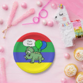 Assiettes En Carton T-Rex Dinosaur Plaques d'anniversaire à thème (Fête)