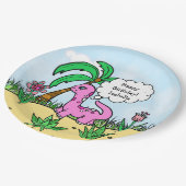 Assiettes En Carton T-Rex Dinosaur Plaques d'anniversaire à thème (Angle)