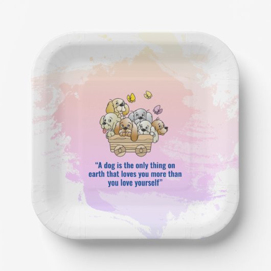 Assiettes En Carton T-shirt (Recto)