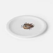 Assiettes En Carton T-shirt classique à carreaux mignons (Angle)