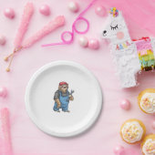 Assiettes En Carton T-shirt classique de la clé mécanique Sloth (Fête)