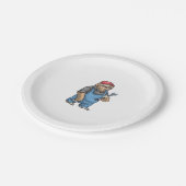 Assiettes En Carton T-shirt classique de la clé mécanique Sloth (Angle)