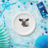 Assiettes En Carton T-shirt classique de la vache sainte (Fête)