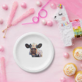 Assiettes En Carton T-shirt classique de la vache sainte (Fête)