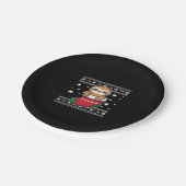 Assiettes En Carton T-shirt classique de Noël Sloth (Angle)