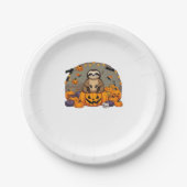 Assiettes En Carton T-shirt classique de Sloth-o-ween (Devant)