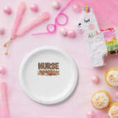 Assiettes En Carton T-shirt classique INFIRMIÈRE (Fête)