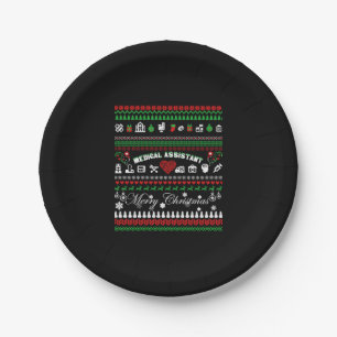 Assiettes En Carton T-shirt de Christmas