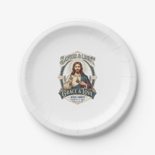 Assiettes En Carton T-shirt graphique vintage Jesus Thrift Store chass