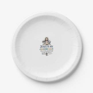 Assiettes En Carton T-Shirt Inspiration pour Coiffeur au Salon de Beau
