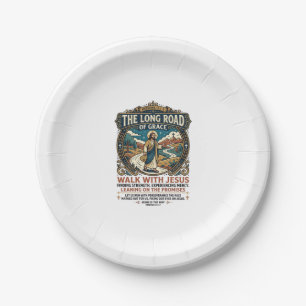 Assiettes En Carton T-Shirt Jésus camionneur Long trajet Inspirant Fai