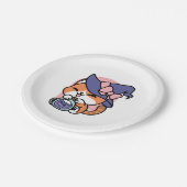 Assiettes En Carton Tabby Witch Brew – Cute Halloween Cat Design (Angle)