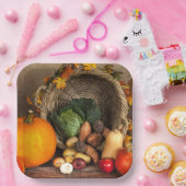 Assiettes En Carton Table Bountiful Harvest (Fête)