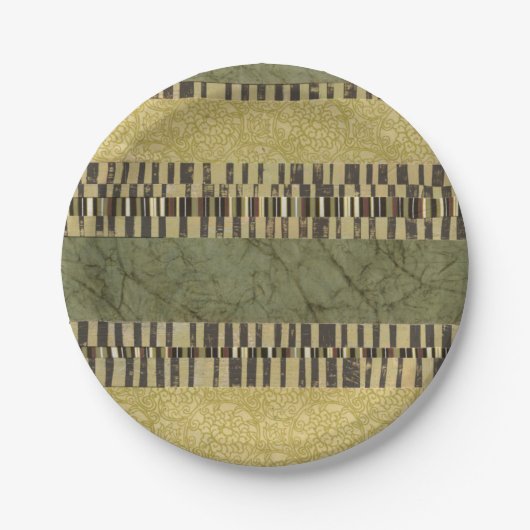 Assiettes En Carton Tableau à panneaux multimotifs (Devant)