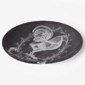 Assiettes En Carton tableau chic rustique (Angle)