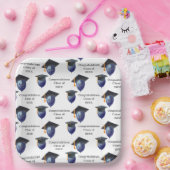 Assiettes En Carton Tableau de bord et ballons (Fête)