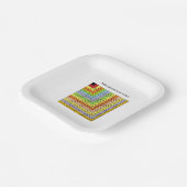 Assiettes En Carton "Tableau de multiplication" (Angulaire)