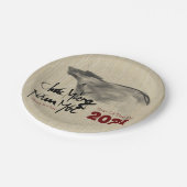 Assiettes En Carton Tableau original OX Nouvel An vietnamien 2021 PP (Angle)