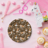 Assiettes En Carton Tablettes Shetland Sheepdog Mini Collie Motif Pap (Fête)