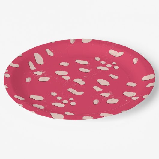 Assiettes En Carton Tabouret Toadstool Champignons Texture Plaque de P (Angle)