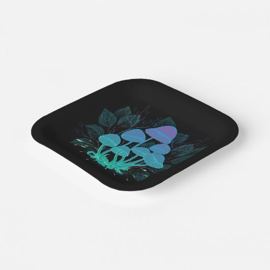 Assiettes En Carton Tabourets dans Bushes (Angulaire)