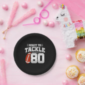 Assiettes En Carton Tackle 80e anniversaire de 80 ans Couples (Fête)