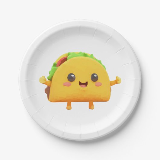 Assiettes En Carton Taco (Devant)