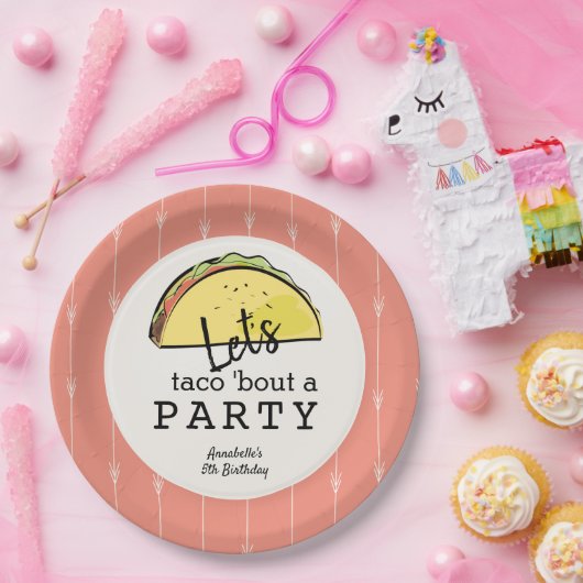 Assiettes En Carton Taco Bout A Party Fiesta Anniversaire (Fête)