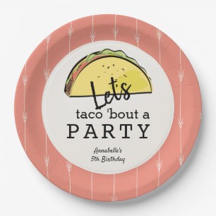 Assiettes En Carton Taco Bout A Party Fiesta Anniversaire