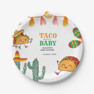Assiettes En Carton Taco bout Baby Baby shower mexicain faveurs