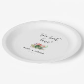 Assiettes En Carton Taco Bout Love Mexicaine Cactus Succulent Mariage (Angle)