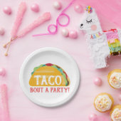 Assiettes En Carton Taco Bout, une fête (Fête)