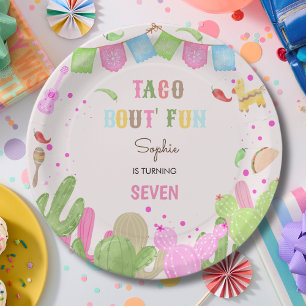 Assiettes En Carton Taco sur le plaisir fiesta mexicaine fille anniver