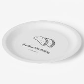 Assiettes En Carton Tacos fête d'anniversaire (Angle)