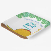 Assiettes En Carton Tacosaurus fête d'anniversaire - dinosaure et taco (Angulaire)