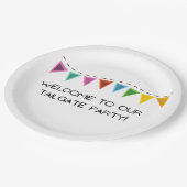 Assiettes En Carton Tailgate (Angle)