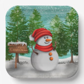 Assiettes En Carton Taille : Plaques de papier de 9 po (Recto)