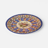 Assiettes En Carton Talavera Cinco (Angle)
