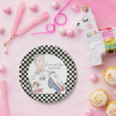 Assiettes En Carton Talladega Premier Anniversaire Plates Racing À dam (Fête)