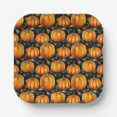 Assiettes En Carton Tangle Twilight - Récupération de la récolte hanté (Recto)